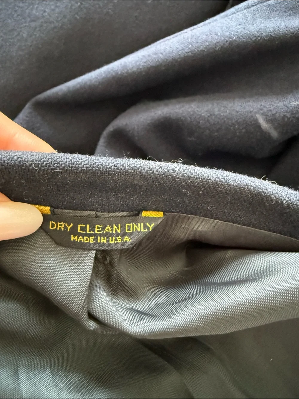 100% Wool Coat Tails